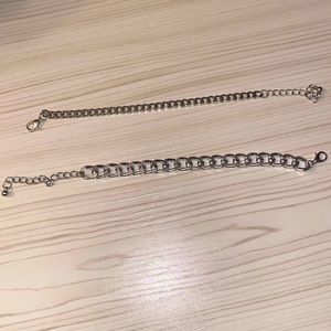 Silver bracelets!!